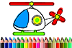 Jeu BTS Helicopter Coloring