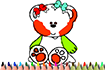 Jeu BTS Sweet Bear Coloring
