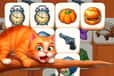 Jeu Cat Town Tile Match Puzzle