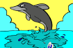 Jeu Coloriage Dauphin 2