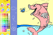 Jeu Coloriage Poisson Saumon