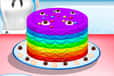 Jeu Gâteau Arc-en-ciel