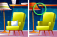 Jeu Trouvez les Différences: Mode Mercredi Mystérieux