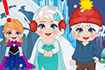 Jeu Elsa embrasse Jack au Nouvel An