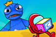 Jeu Hide and Seek Blue Monster