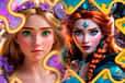 Jeu Princesses et Vilains Puzzles