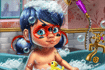 Jeu Ladybug Baby Shower Care