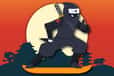 Jeu Lave & Ninja Skateboard