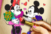 Jeu Cahier de Coloriage Minnie