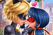 Jeu Ladybug et Chat Noir Bisous