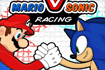 Jeu Moto Mario vs Sonic