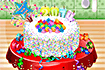 Jeu Gâteau confetti du nouvel an