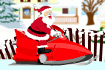 Jeu Père Noël : Scooter des neiges