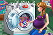 Jeu Pregnant Princess Laundry Day