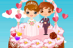 Jeu Gateau de Mariage Florale