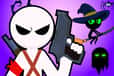 Jeu Stickman Halloween Survive
