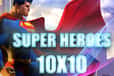 Jeu Super-Héros 10x10