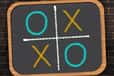 Jeu Tic Tac Toe Blackboard