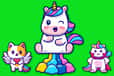 Jeu Sauts de Licorne (Doodle Jump)