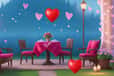 Jeu Cœurs de St Valentin cachés
