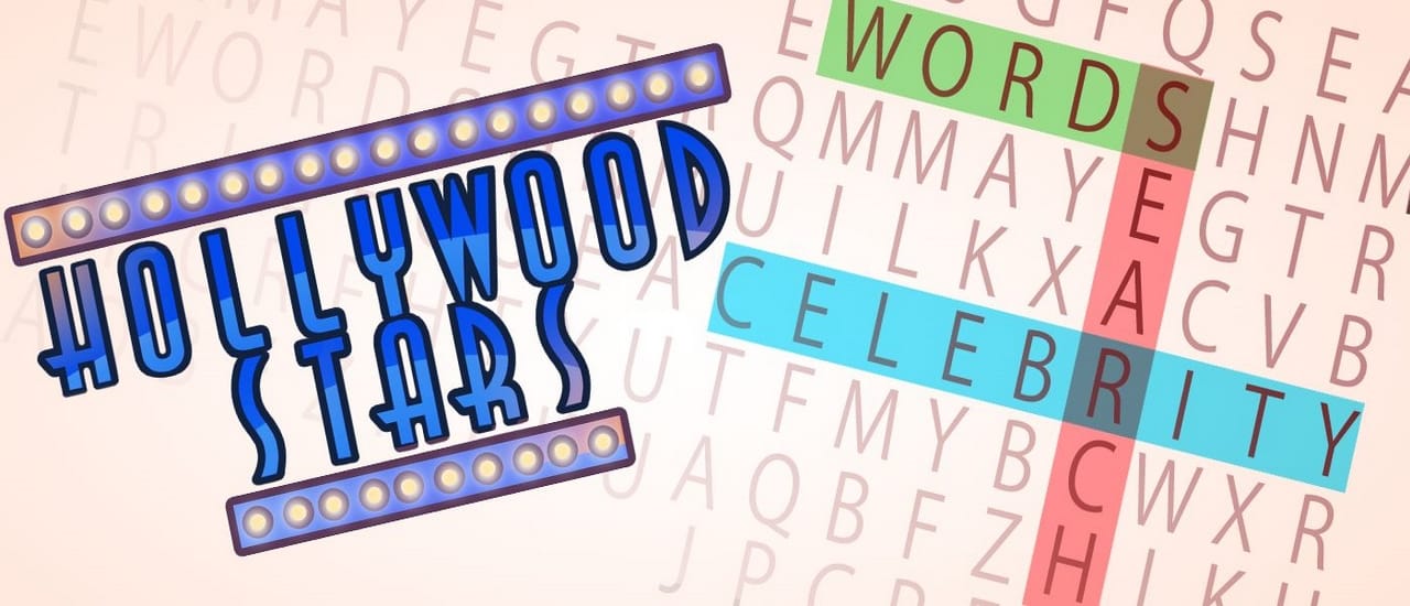 Jeu Mots Mêlés Hollywood: La Chasse aux Stars