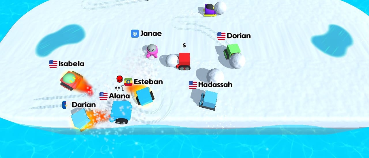 Jeu Bataille de Neige .io