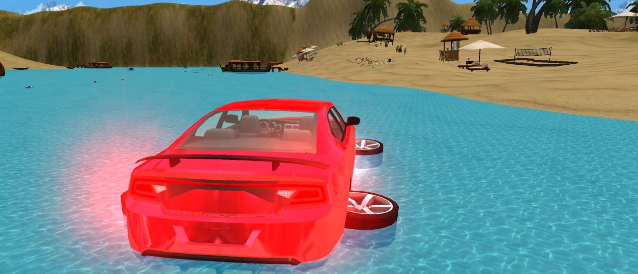 Jeu Surf Extrême en Voiture 3D