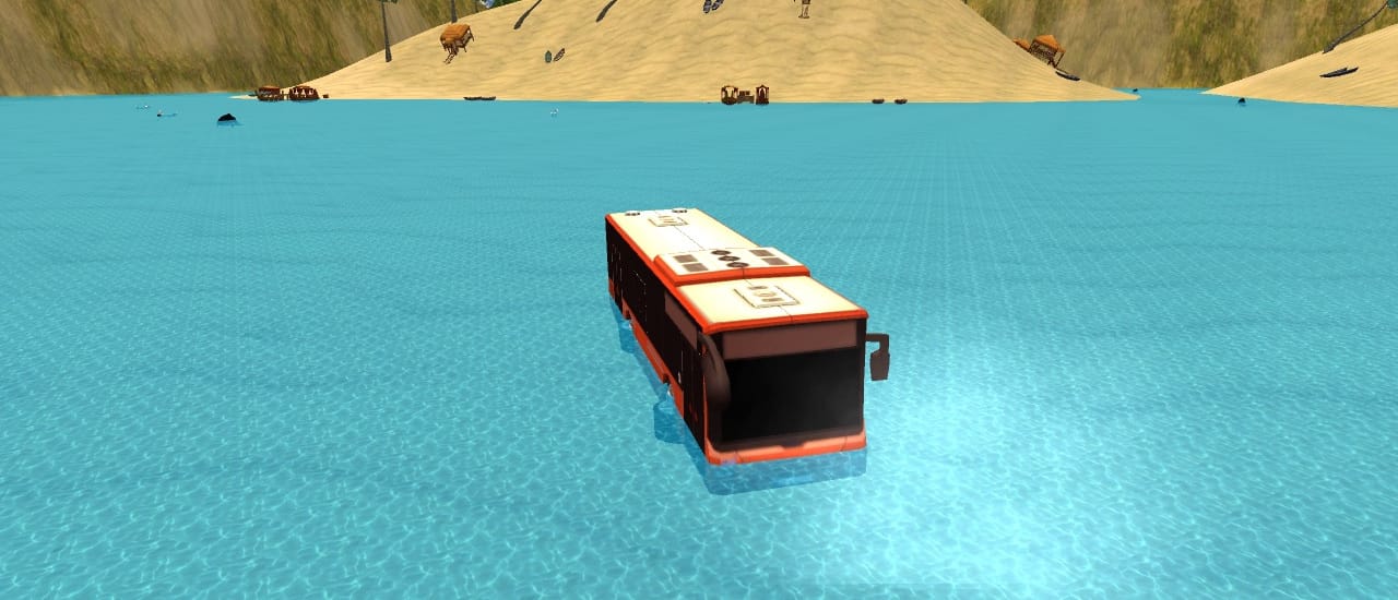 Jeu Bus Surfeur Aquatique: L