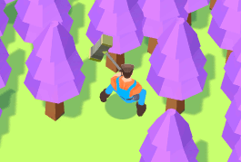 Jeu Idle Lumberjack 3D