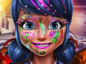 Jeu Dotted Girl : Maquillage Festif du Nouvel An