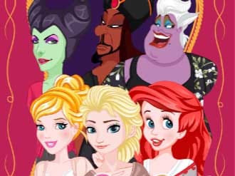 Jeu Échange de Visages Princesses Disney