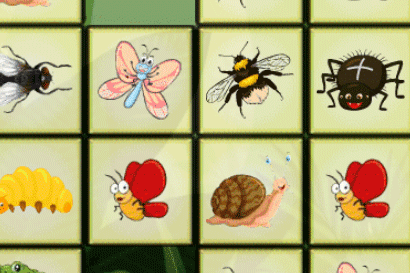 Jeu Mahjong Connect Insectes