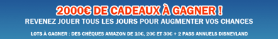 Jouez et gagnez un cadeau par jour