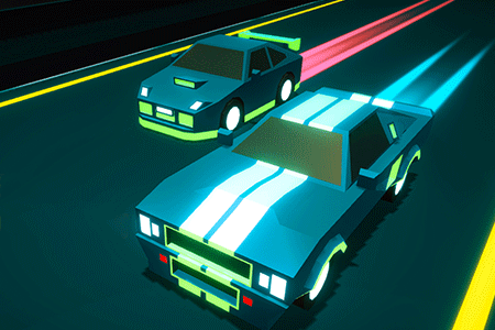 Jeu 2 Player Dark Racing