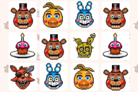 Jeu 2048 FNAF