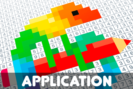 Jeu Pixel Art Color by Number