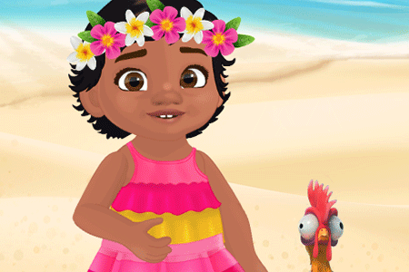 Jeu Bébé Vaiana et l