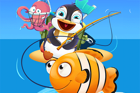 Jeu Baby Penguin Fishing
