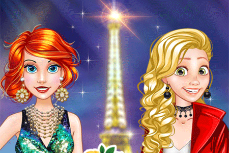 Jeu Ariel et Raiponce Shopping à Paris