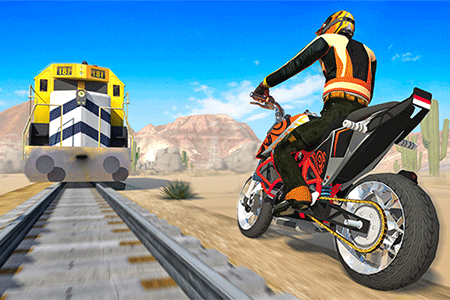Jeu Bike vs Train
