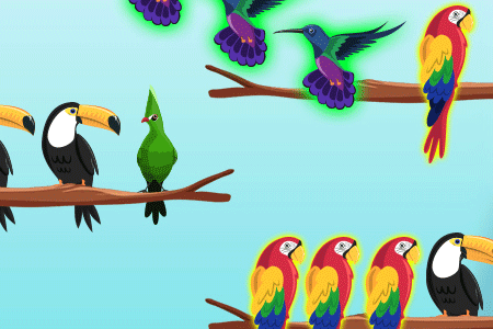 Jeu Bird Sort Challenges