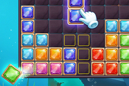 Jeu Block Puzzle Ocean