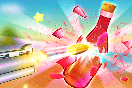 Jeu Bottle Shoot