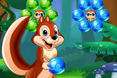 Jeu Bubble Shooter Squirrel