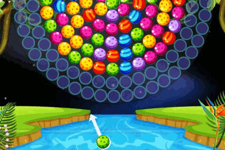 Jeu Bubble Shooter Roue