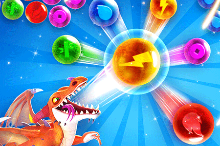 Jeu Bubbles & Hungry Dragon