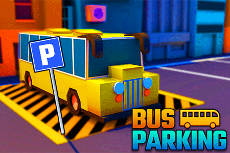 Jeu Bus Parking City 3D