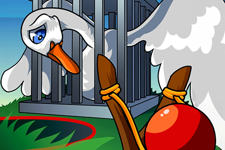 Jeu Cage Busters Slingshot Heroes