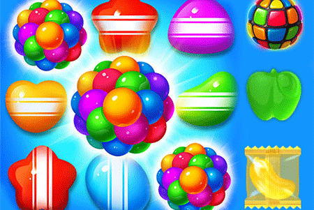 Jeu Candy Land Puzzle Match 3