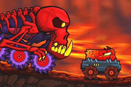 Jeu Car Eats Car Volcanic Adventure